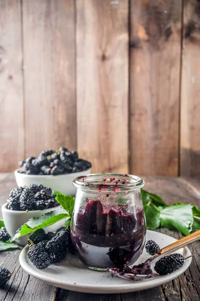 Mulberry Chutney o mermelada — Foto de Stock