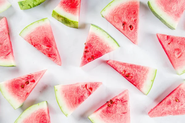 Creative watermelon layout — Stock Photo, Image