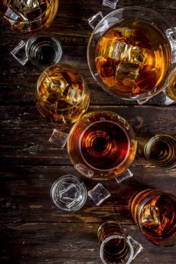 Sert güçlü alkollü içeceklerin seçimi