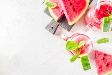 Soğuk yaz karpuz Smoothie