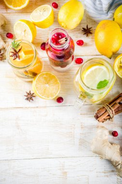 Sonbahar ve kış serinletici su infüzyon 