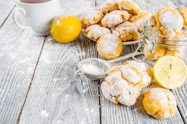 Galletas de arruga de limón — Foto de Stock