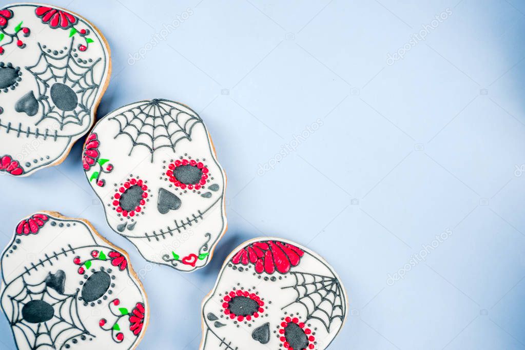 Mexican Day of the Dead cookies