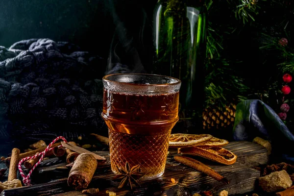 Bebida quente do inverno do outono — Fotografia de Stock