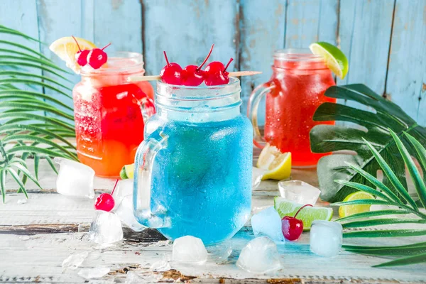Summer tropical cocktails
