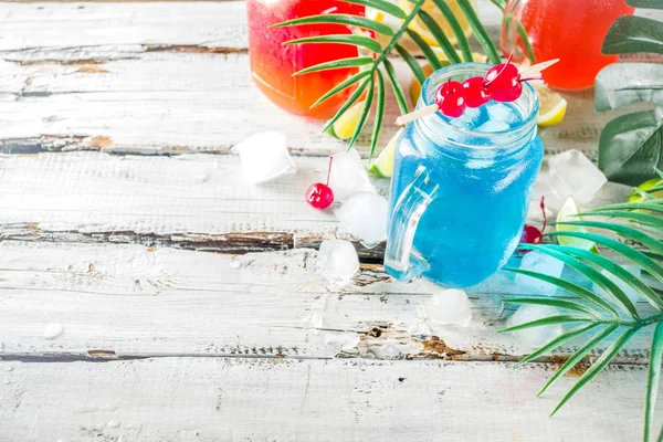 Summer tropical cocktails
