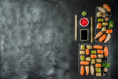  Farklı suşi karışık set