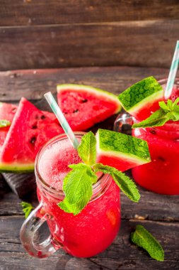 Soğuk yaz karpuz Smoothie