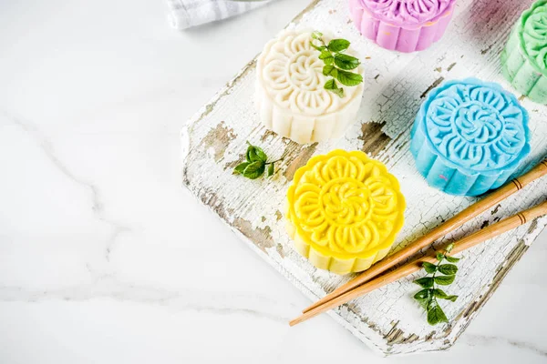 Çin snowskin mooncakes 