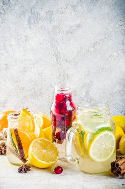 Sonbahar ve kış serinletici su infüzyon 