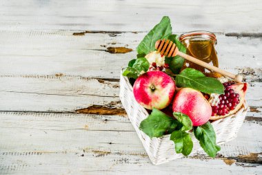 Rosh Hashanah kutlama arka plan