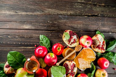 Rosh Hashanah kutlama arka plan