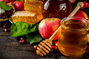 Rosh Hashanah kutlama arka plan