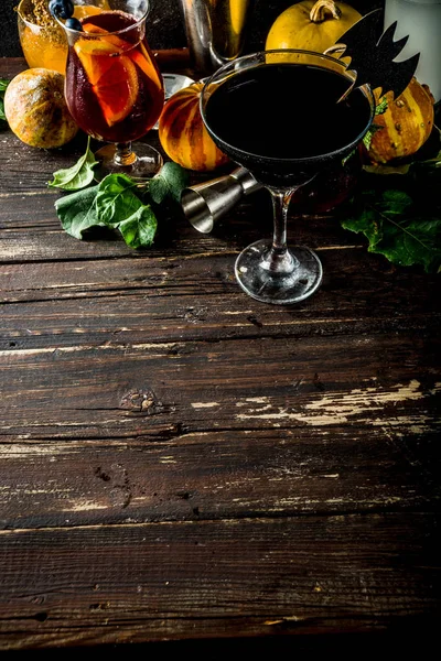 Selezione di cocktail di Halloween — Foto Stock