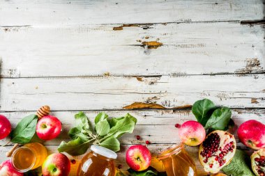 Rosh Hashanah kutlama arka plan