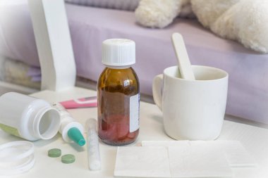 Mevsimsel grip kavramı, hasta çocuk kız