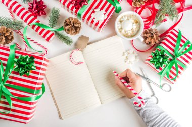 Noel arka plan için hazırlık