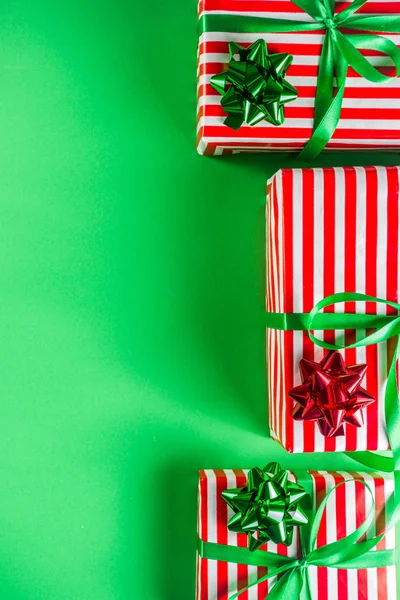 Scatole regalo di Natale semplice sfondo modello — Foto Stock