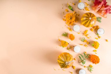  D a de Muertos, ölü arka plan Meksika günü