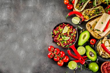 Meksika yemeği kavramı. Cinco de Mayo gıda.