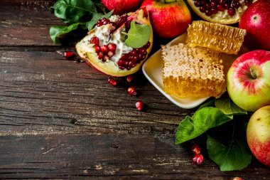 Rosh Hashanah kutlama arka plan