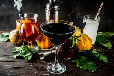 Cadılar Bayramı kokteyl içecekleri seçimi