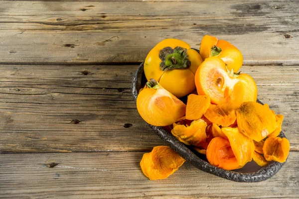 Dried persimmon fruit — Stock Photo, Image