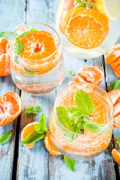 Limonada de tangerina de verão ou mojito — Fotografia de Stock