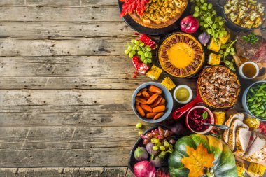 Şükran günü yemeği kavramı