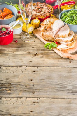 Şükran günü yemeği kavramı