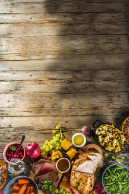 Şükran günü yemeği kavramı