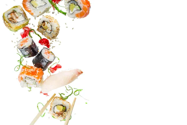 Patrón sin costuras con sushi — Foto de Stock