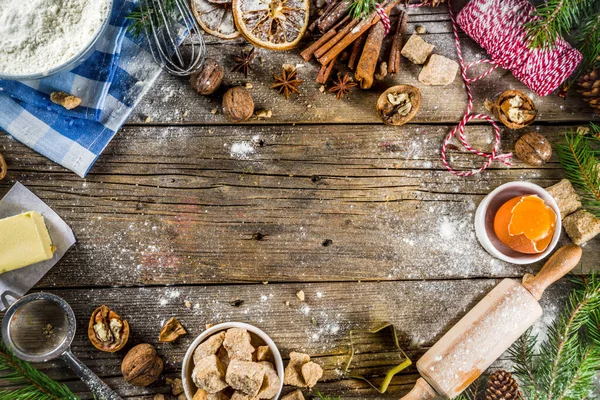 Fondo para hornear Navidad — Foto de Stock