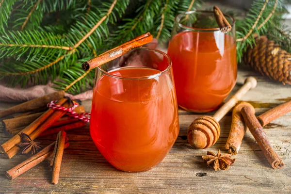 Inverno e Natal Wassail coquetel quente — Fotografia de Stock