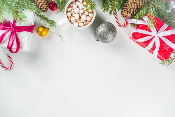 Natale biglietto di auguri sfondo — Foto Stock