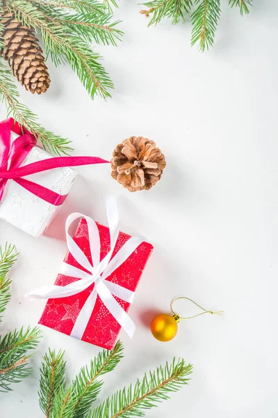 Natal cartão de felicitações fundo — Fotografia de Stock