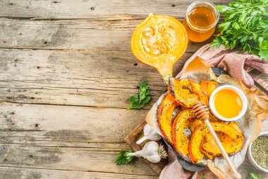 Pişmiş Hokkaido kabak