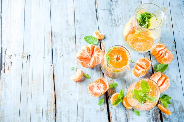 Limonada de tangerina de verão ou mojito — Fotografia de Stock