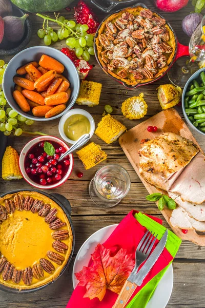 Dankbarkeitsdinner-Konzept — Stockfoto