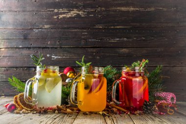 Kış sangriası, sıcak şarap ya da sıcak sıcak kokteyl.