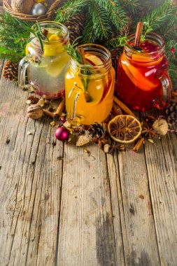 Kış sangriası, sıcak şarap ya da sıcak sıcak kokteyl.