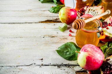 Rosh Hashanah kutlama arka plan