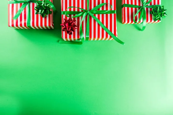 Caixas de presente de Natal fundo padrão simples — Fotografia de Stock