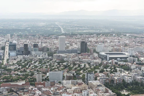 Vista Panorâmica Paisagem Urbana Madrid — Fotografia de Stock