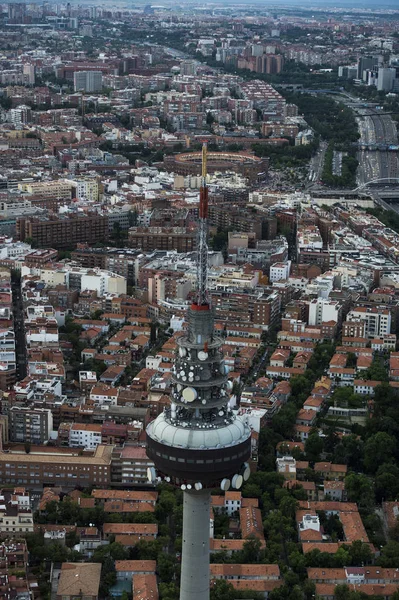 Gród Panoramę Madrytu — Zdjęcie stockowe