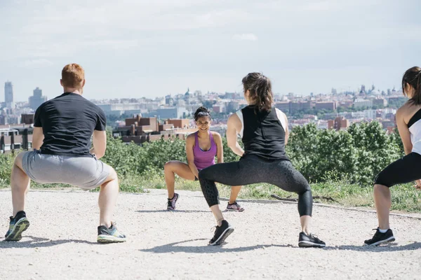 Amigos Durante Treino Livre — Fotografia de Stock