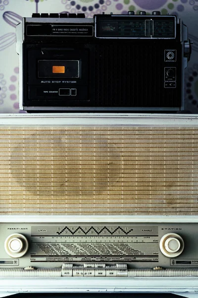 Close Old Radio — Stock Photo, Image