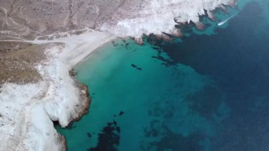 Bir dron tarafından yakalanan bir Beach havadan görünümü