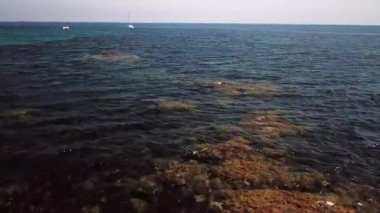 Bir dron tarafından yakalanan bir Beach havadan görünümü