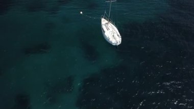 Bir dron tarafından yakalanan bir Beach havadan görünümü